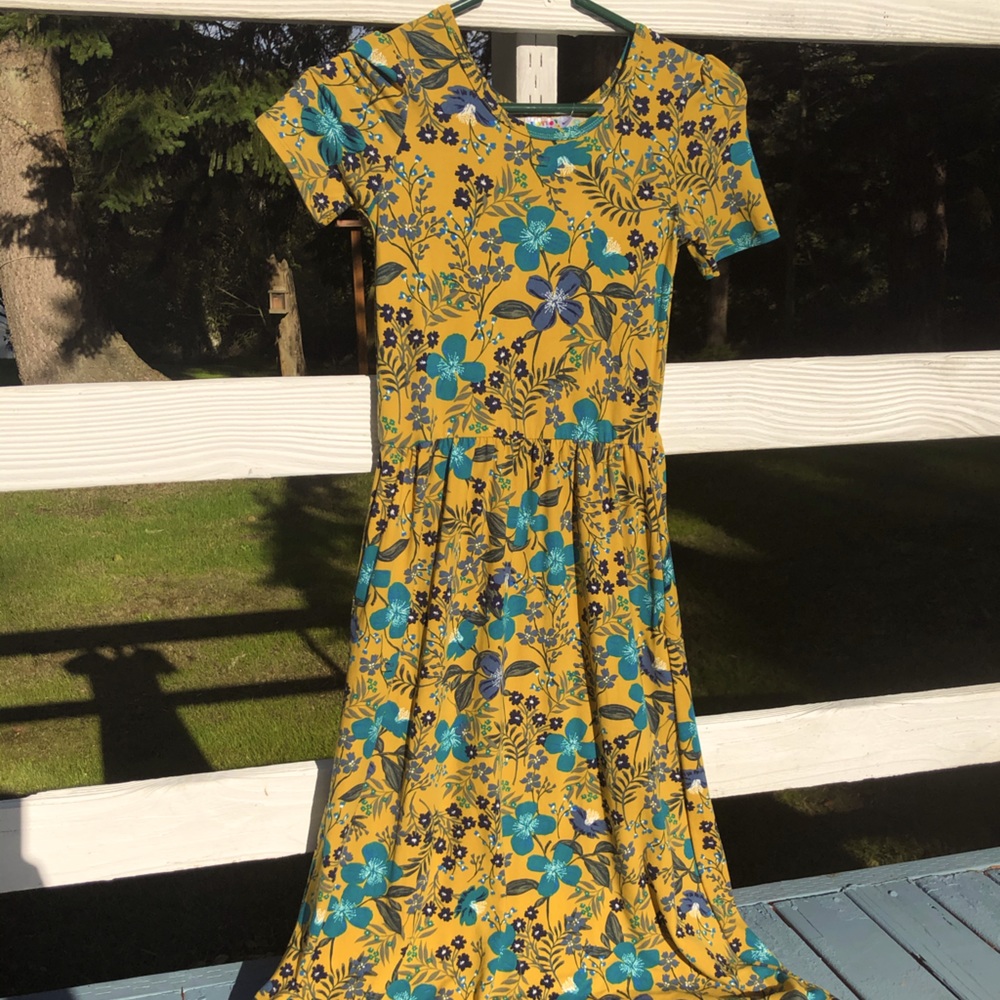 Dot Dot Smile Maxi Dress Girls 8/10 NWT